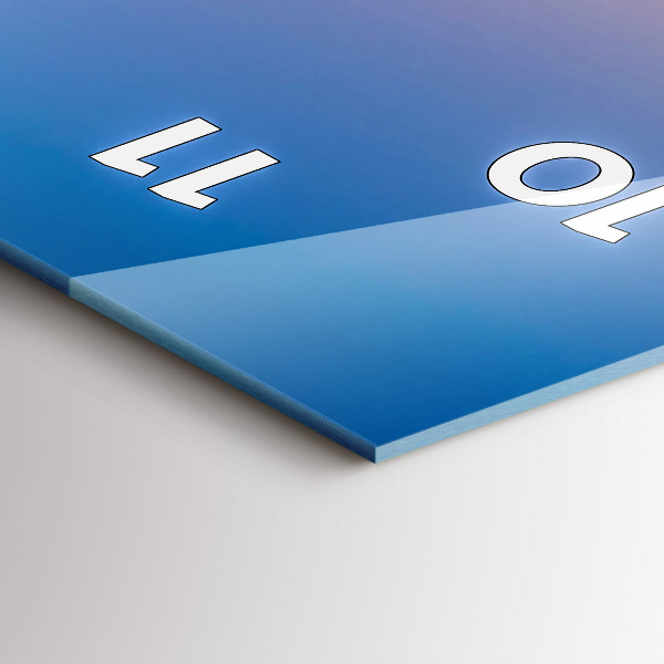 Horloge rectangulaire verticale Hôtel de ville de Hambourg