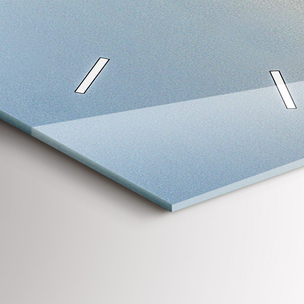 Horloge rectangulaire verticale Vacances à la plage