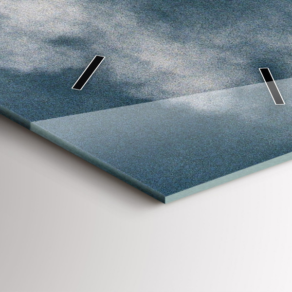 Horloge murale verticale Montagnes Watzmann