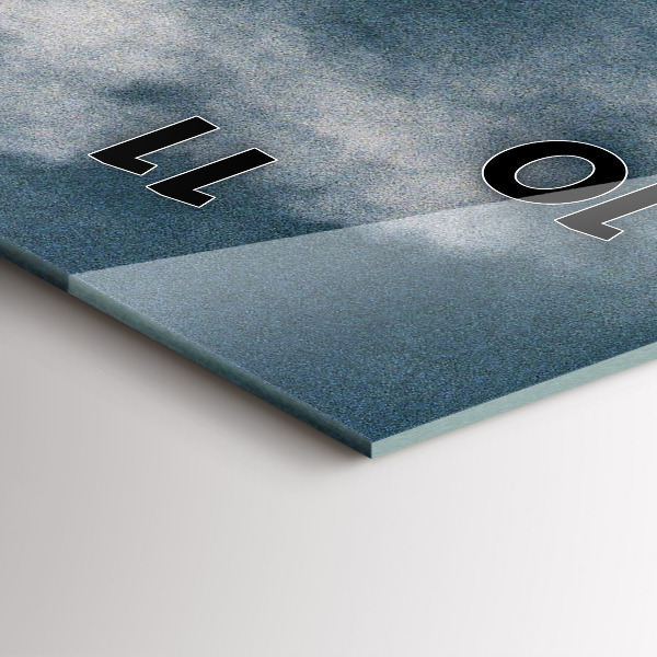 Horloge murale verticale Montagnes Watzmann