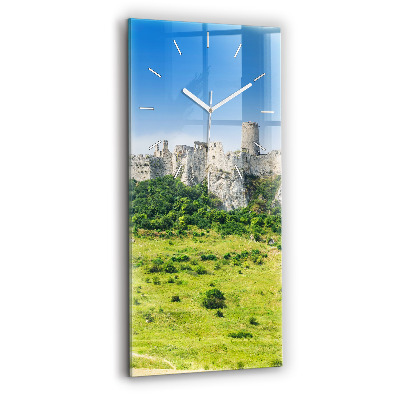 Horloge rectangulaire verticale Château de Spiš en Slovaquie