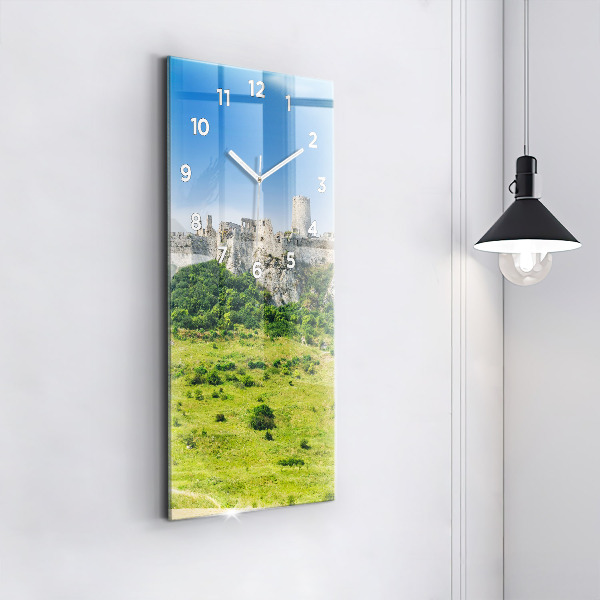 Horloge rectangulaire verticale Château de Spiš en Slovaquie