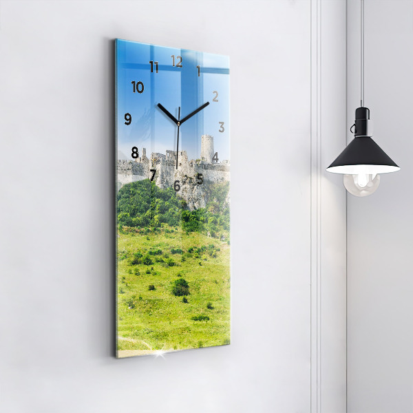 Horloge rectangulaire verticale Château de Spiš en Slovaquie
