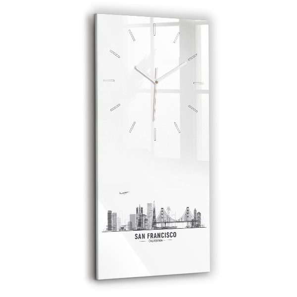 Horloge rectangulaire verticale Horizon de San Francisco