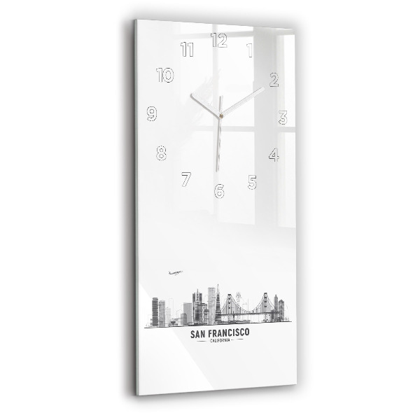 Horloge rectangulaire verticale Horizon de San Francisco