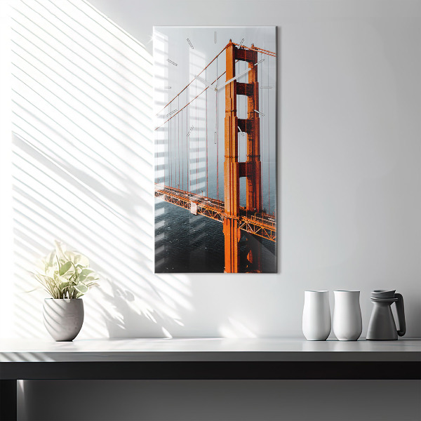 Horloge rectangulaire verticale Pont du Golden Gate