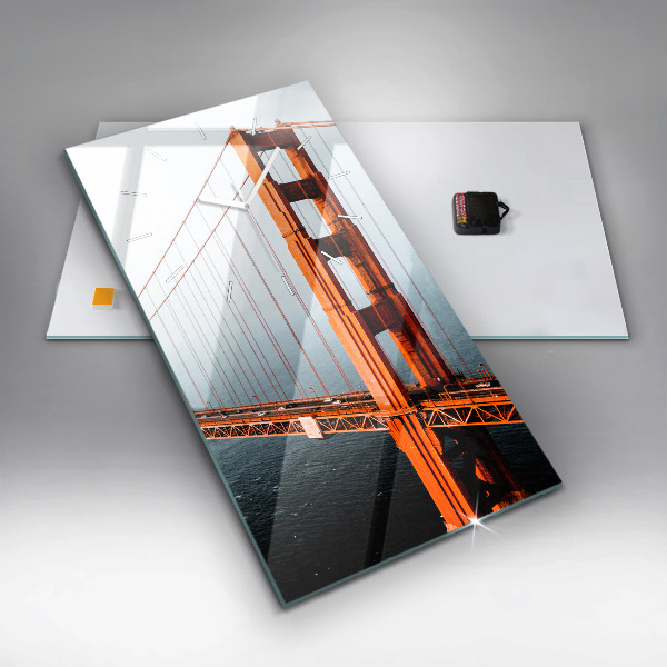 Horloge rectangulaire verticale Pont du Golden Gate