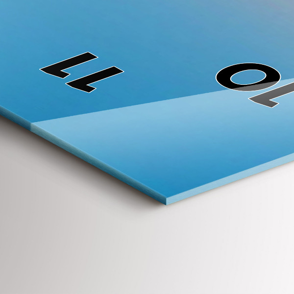 Horloge murale verticale Montagnes à San Antonio, États-Unis