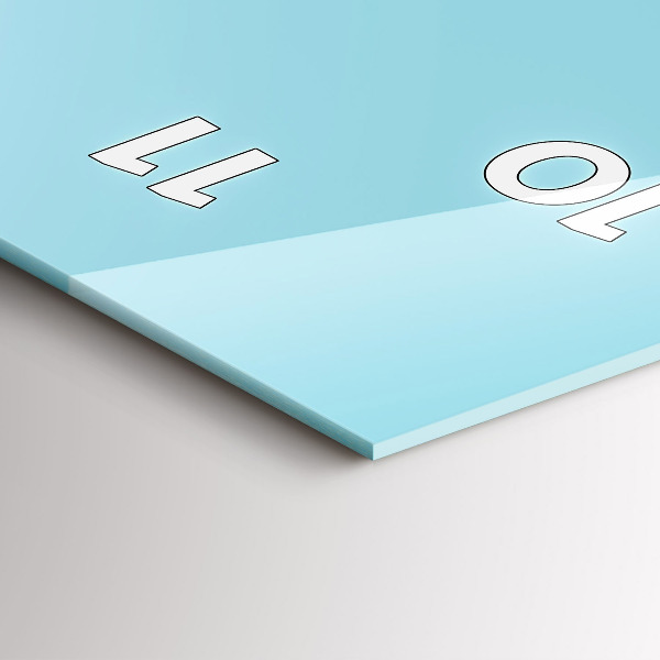 Horloge murale verticale 'L''architecture aux États-Unis'