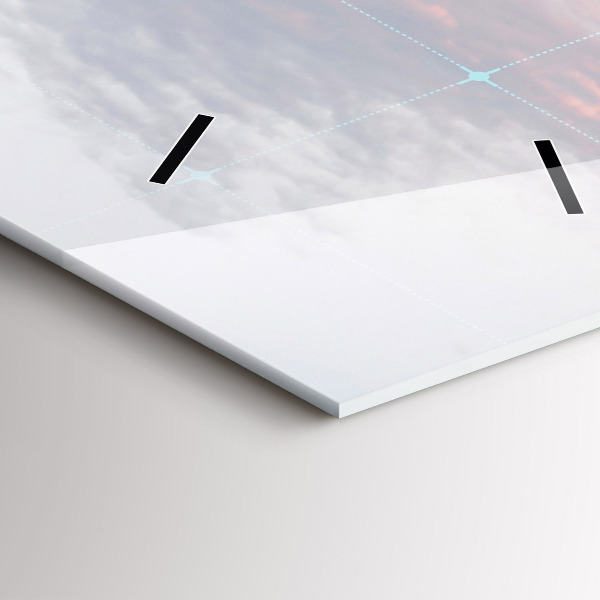 Horloge murale verticale Gratte-ciels à Philadelphie