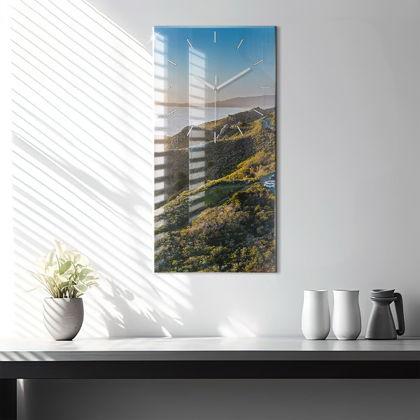 Horloge murale verticale La route vers San Francisco