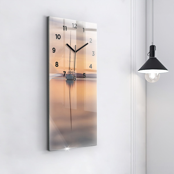 Horloge murale verticale Lac Balaton États-Unis