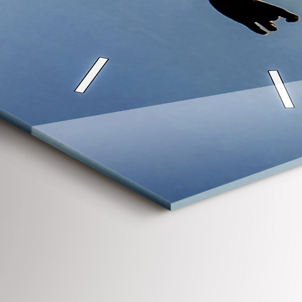 Horloge rectangulaire verticale Danse espagnole en mer