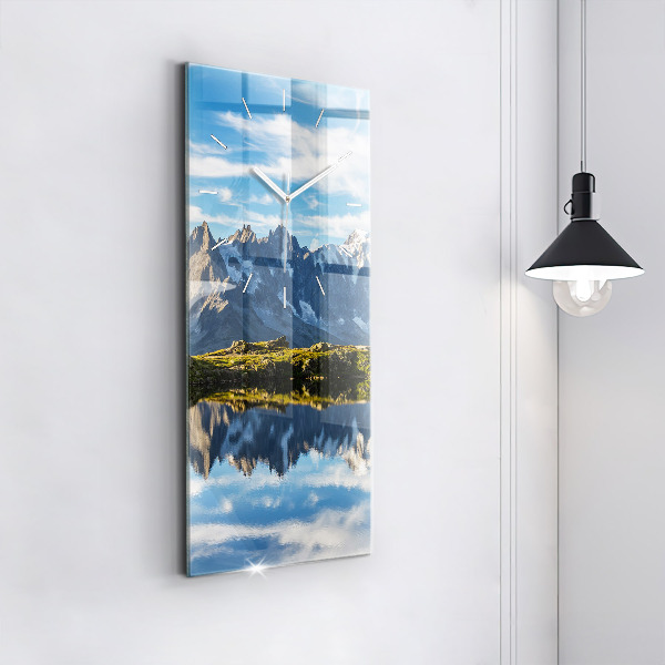 Horloge murale verticale Vallée de Chamonix, Alpes françaises