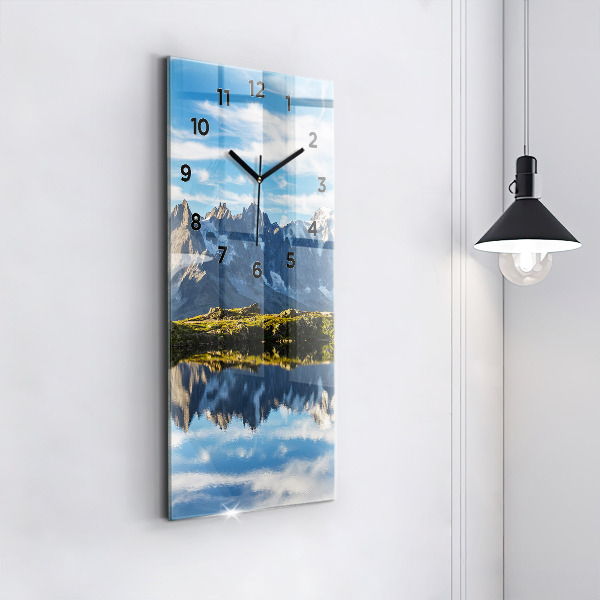 Horloge murale verticale Vallée de Chamonix, Alpes françaises