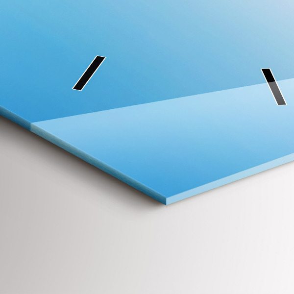 Horloge murale verticale Glacier du Mont Blanc à Chamonix