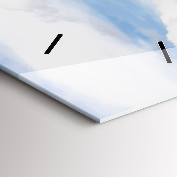 Horloge murale verticale Île en Thaïlande