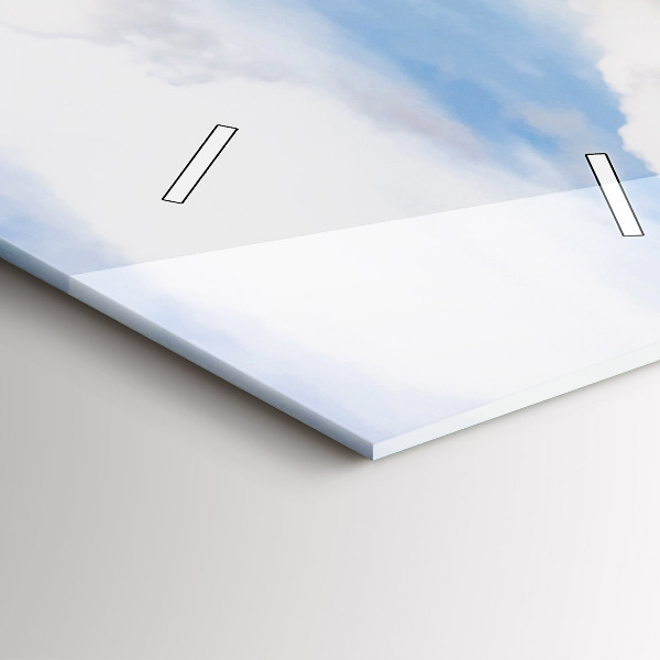 Horloge murale verticale Île en Thaïlande