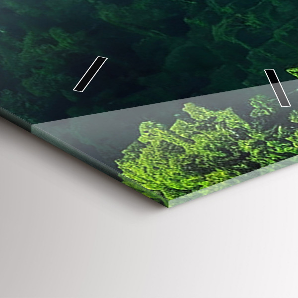 Horloge murale verticale Le paysage naturel de la Thaïlande