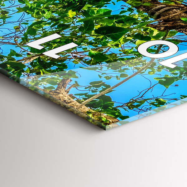 Horloge murale verticale Île ensoleillée de Thaïlande