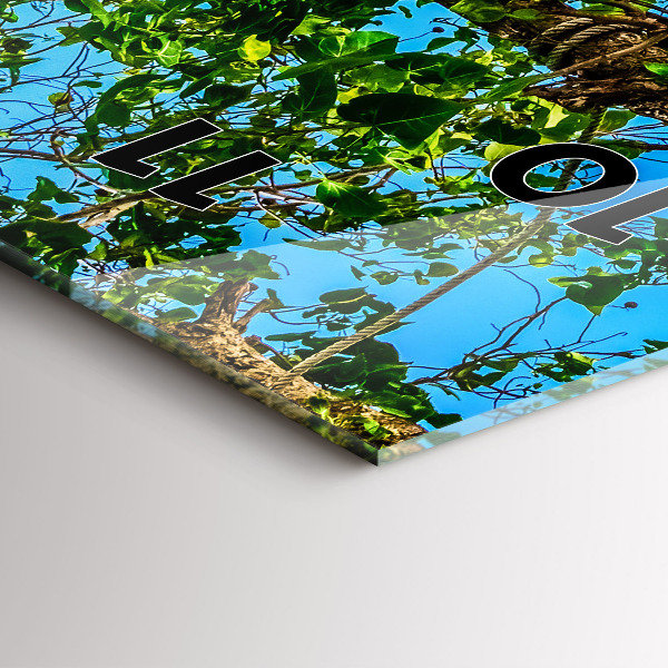 Horloge murale verticale Île ensoleillée de Thaïlande