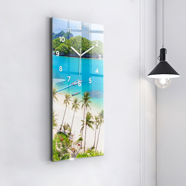 Horloge rectangulaire verticale Parc national de Thaïlande