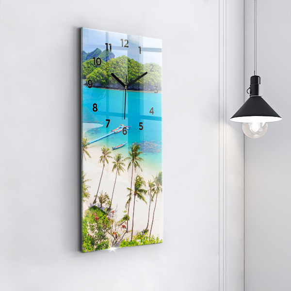 Horloge rectangulaire verticale Parc national de Thaïlande