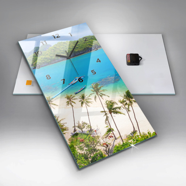 Horloge rectangulaire verticale Parc national de Thaïlande