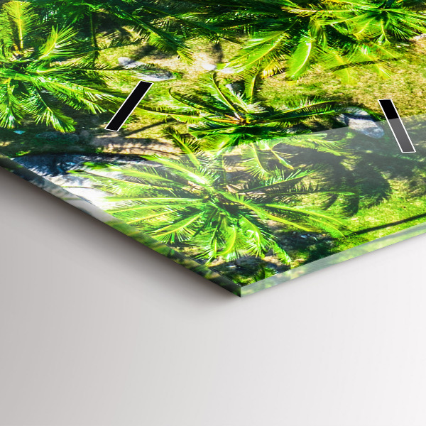 Horloge murale verticale Plage tropicale de Koh Tao