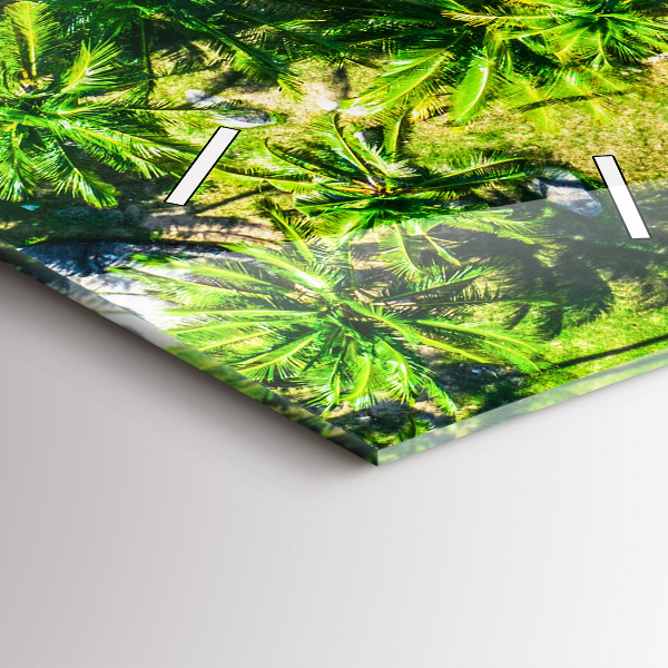 Horloge murale verticale Plage tropicale de Koh Tao