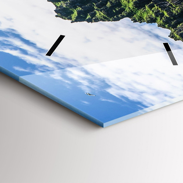 Horloge murale verticale Réserve de Hornstrandir, Islande