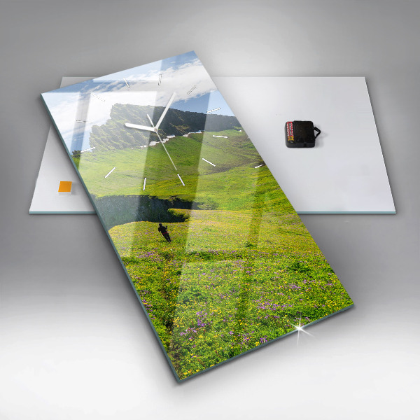 Horloge murale verticale Réserve de Hornstrandir, Islande