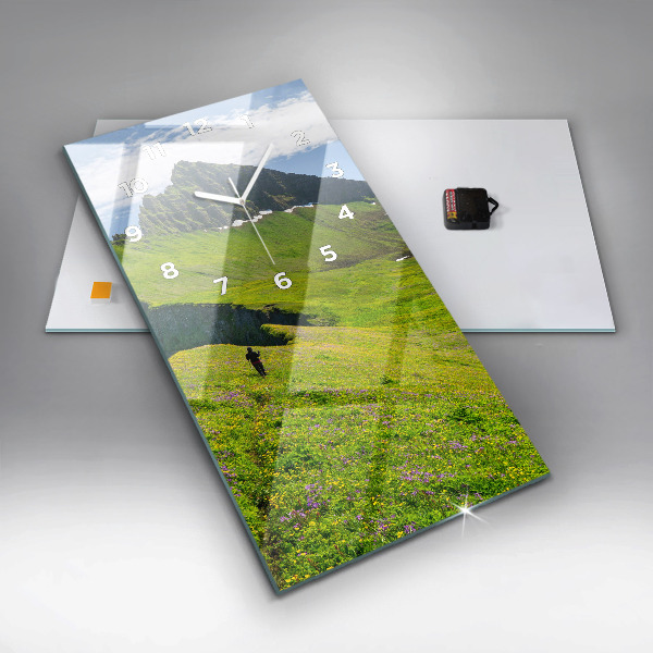 Horloge murale verticale Réserve de Hornstrandir, Islande