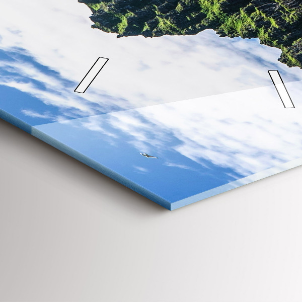 Horloge murale verticale Réserve de Hornstrandir, Islande