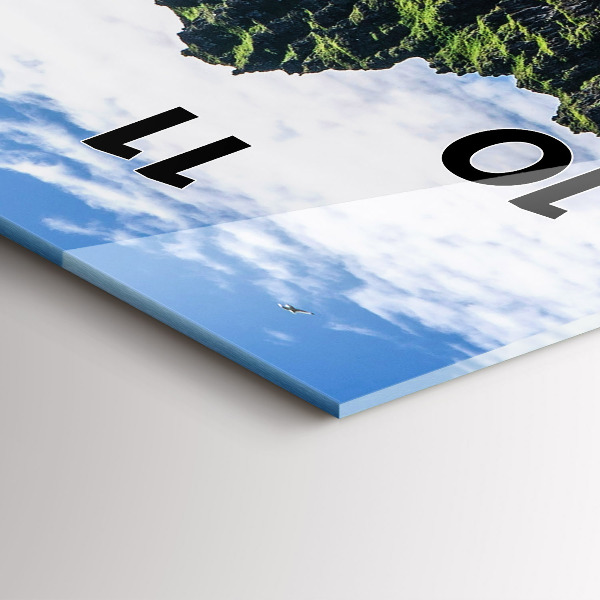 Horloge murale verticale Réserve de Hornstrandir, Islande