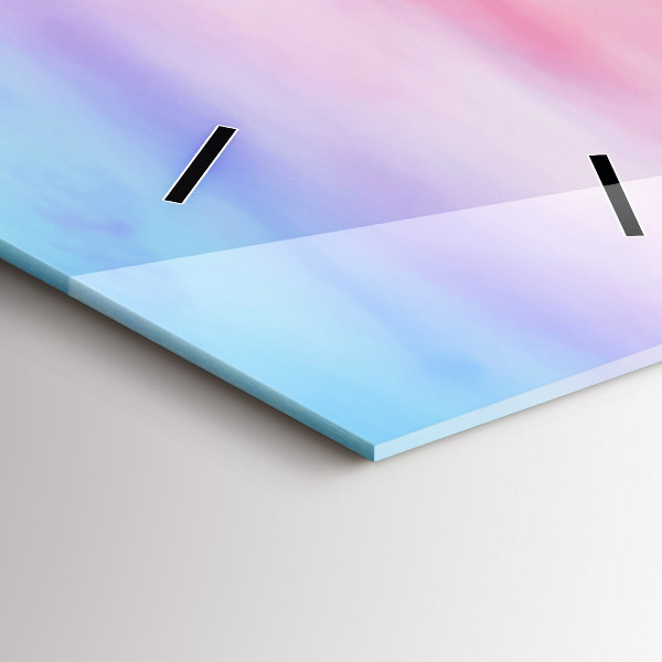 Horloge rectangulaire verticale Vue sur la montagne Islande