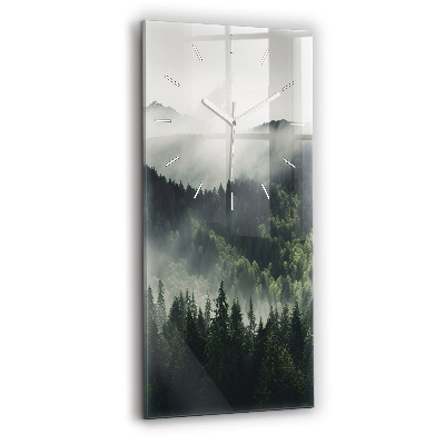 Horloge murale verticale Paysage forestier