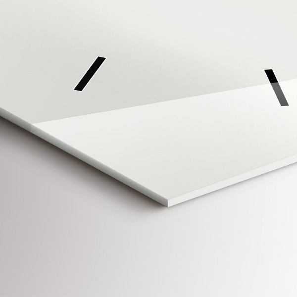 Horloge murale verticale Paysage forestier