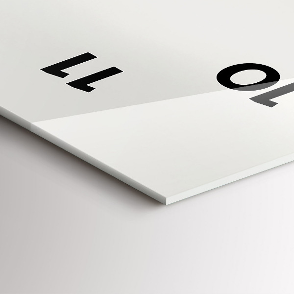 Horloge murale verticale Paysage forestier