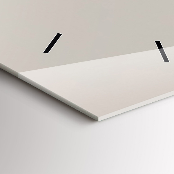 Horloge murale verticale Montagnes dorées abstraites