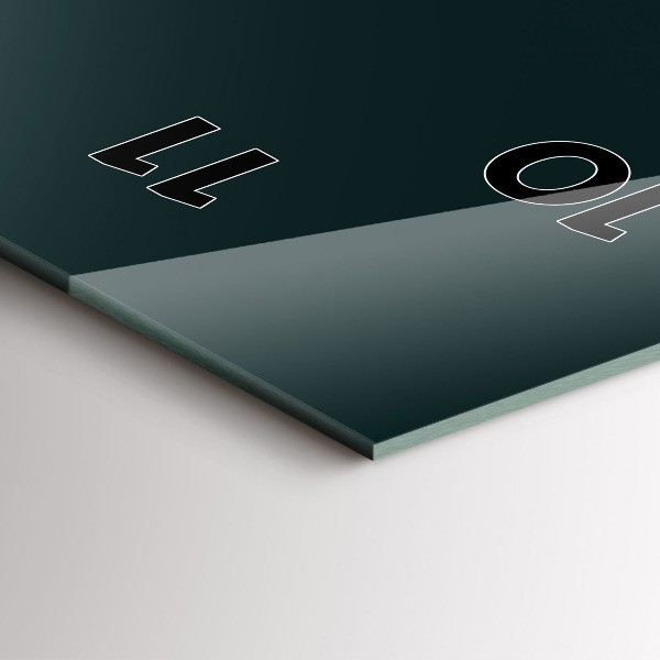 Horloge murale verticale terrain de football