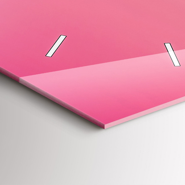 Horloge murale verticale Dégradé du ciel et des montagnes