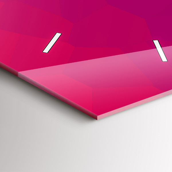 Horloge murale verticale Abstraction colorée