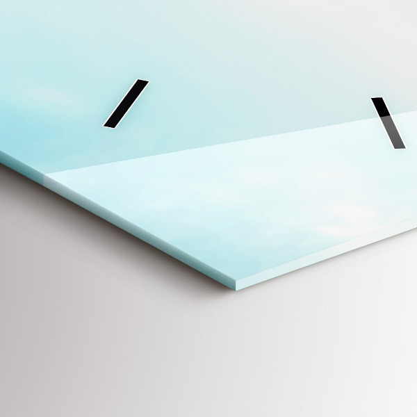 Horloge murale verticale Bateaux sur le lac