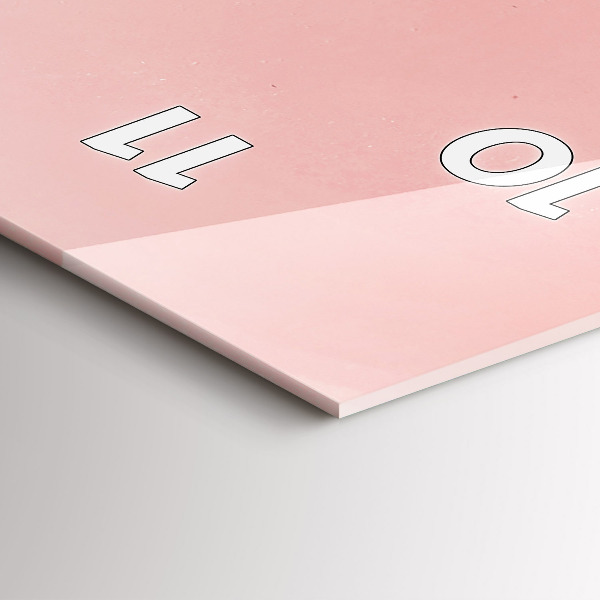 Horloge murale verticale Plage de sable de mer