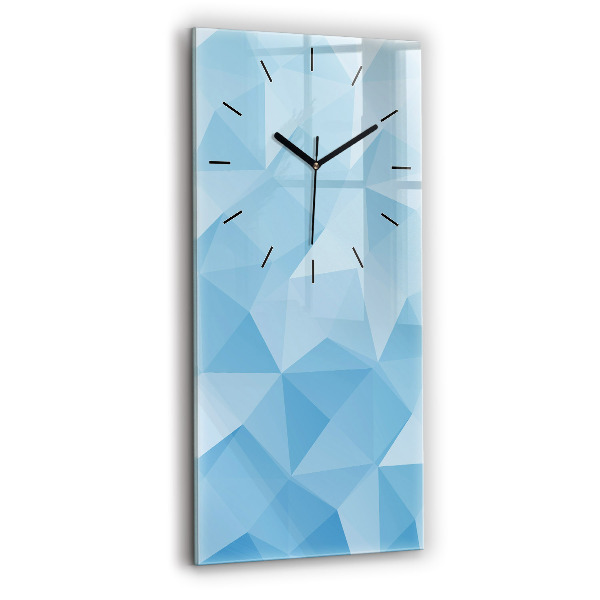 Horloge murale verticale Triangles abstraits
