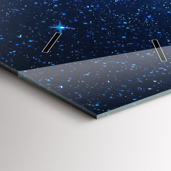 Horloge rectangulaire verticale Ciel nocturne