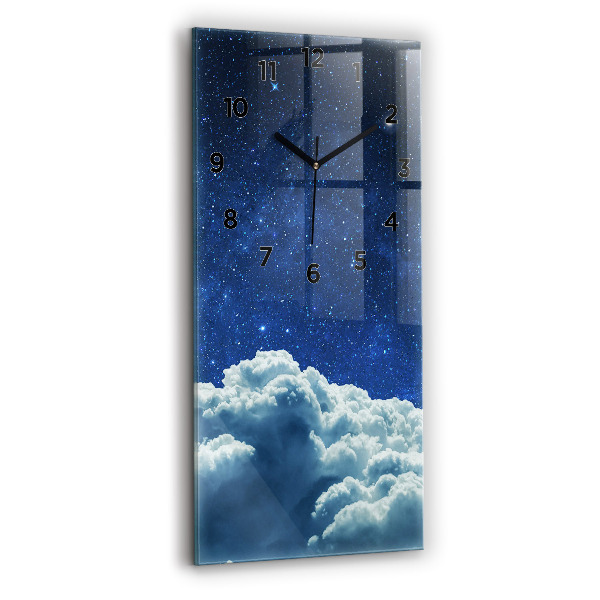 Horloge rectangulaire verticale Ciel nocturne