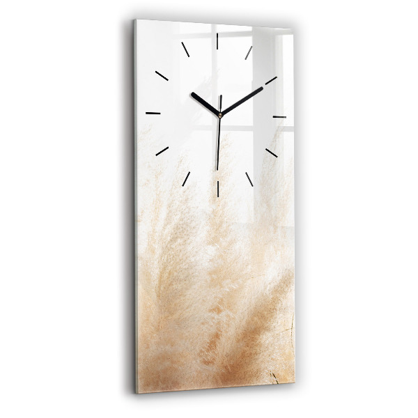 Horloge rectangulaire verticale Épis de céréales