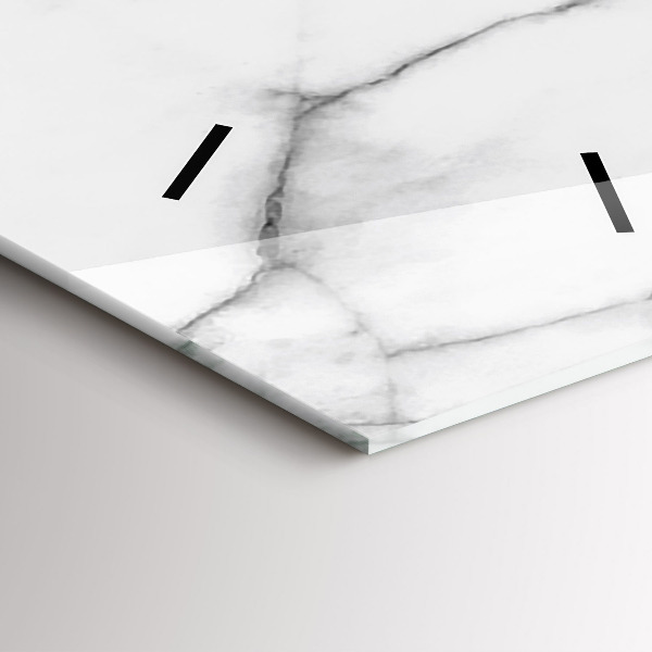 Horloge rectangulaire verticale Marbre décoratif